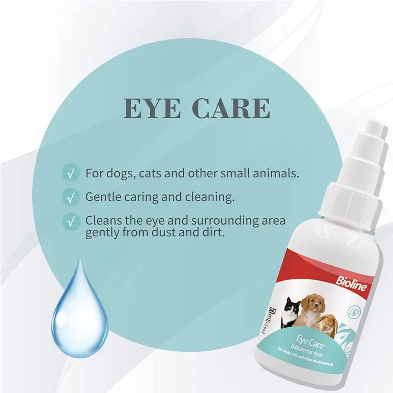 Bioline Eye Care dogs, cats and other small animals, 50ml[Volume - 50ml, Weight - 68g]