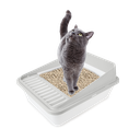 Go Fresh - High Back Cat Litter Box Small - Sand