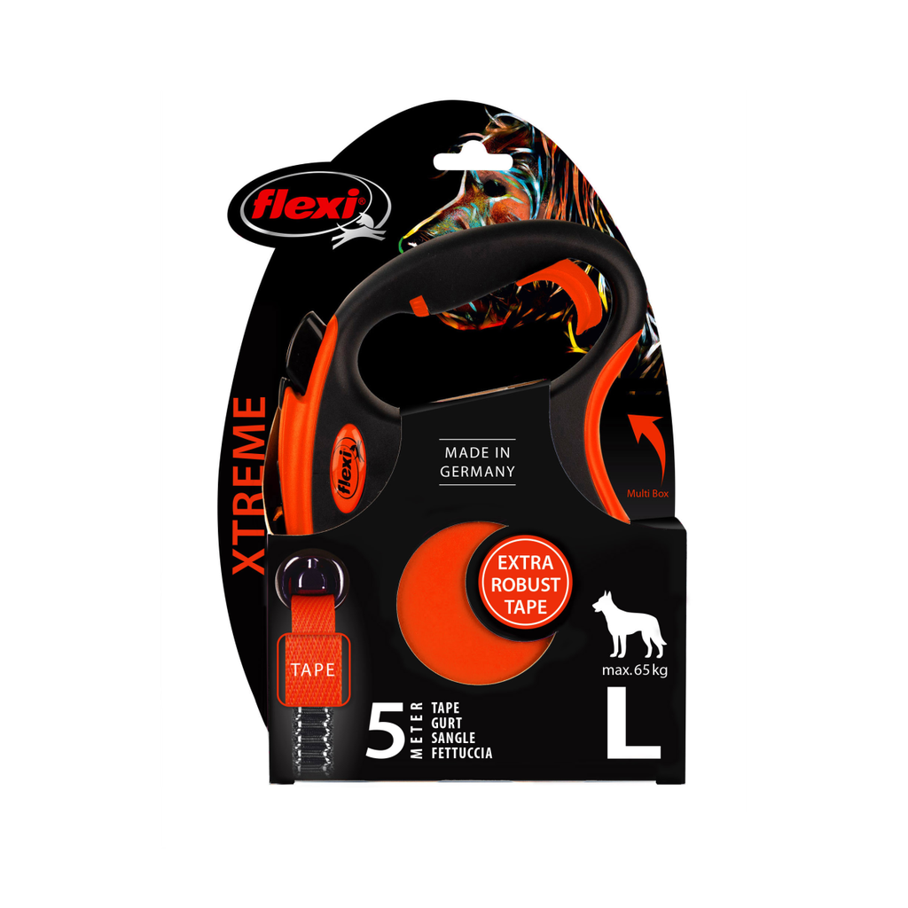 Xtreme T ape 5m, Black/Orange, Large
