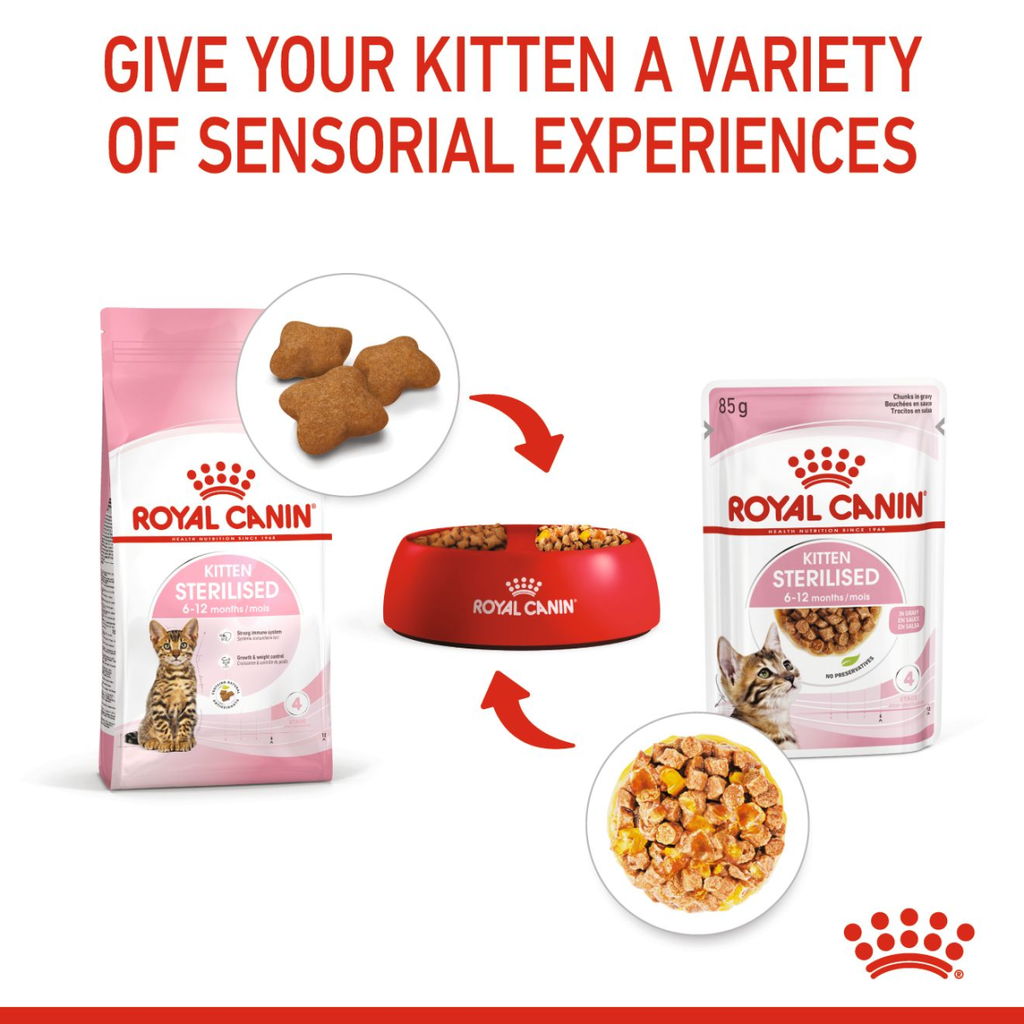 Feline Health Nutrition Kitten Sterilised Gravy (WET FOOD - Pouch)