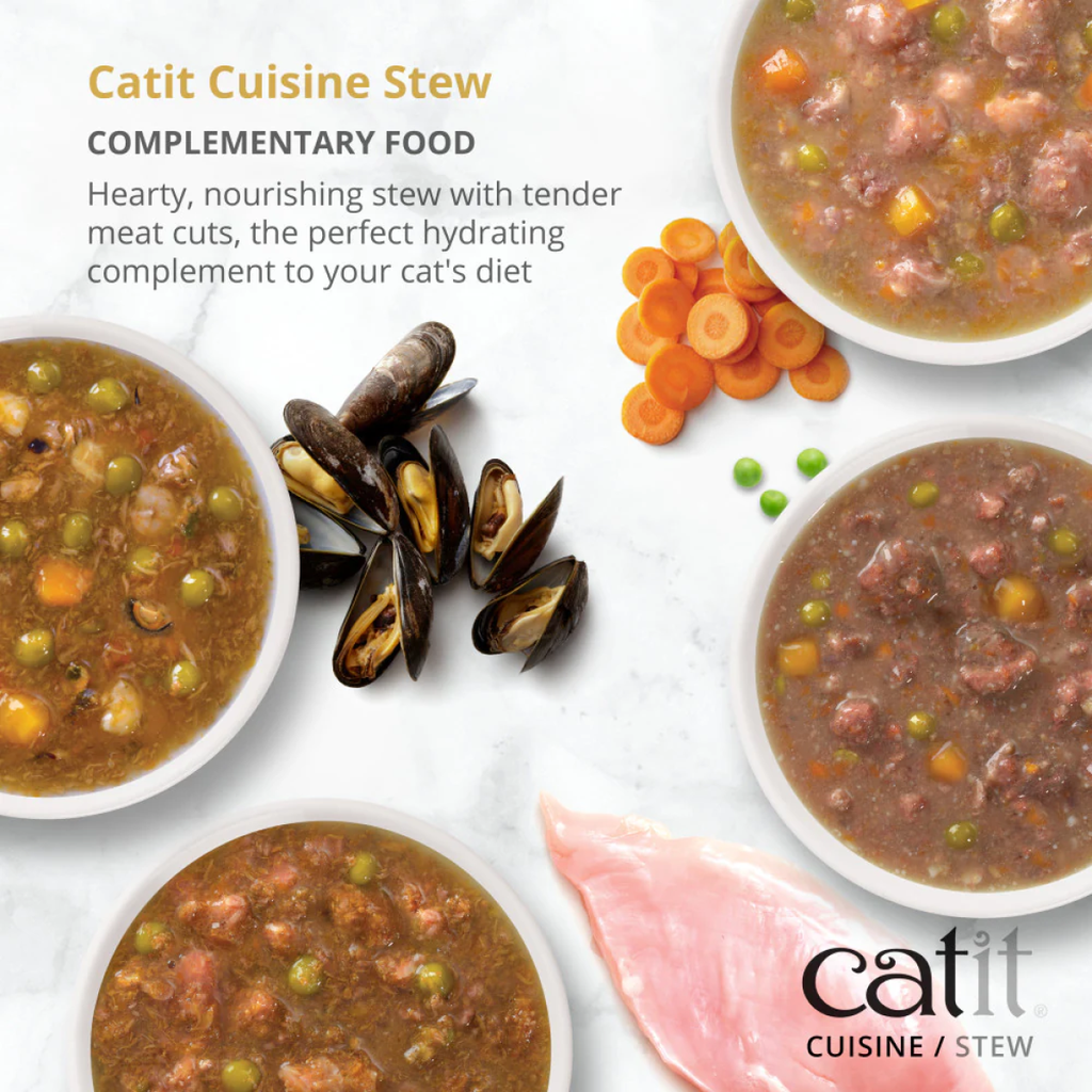Catit Cuisine Seafood Stew with Pumpkin, 95g Tetra, 12pcs/box