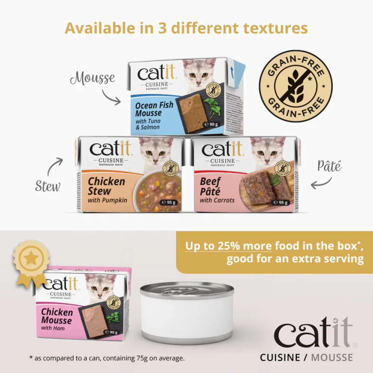 Catit Cuisine Chicken Pate with Liver, 95g Tetra, 12pcs/box