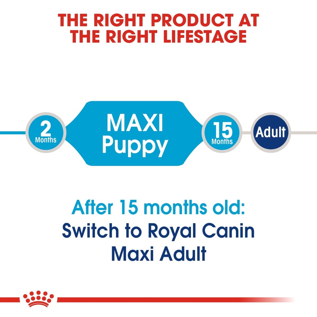  Size Health Nutrition Maxi Puppy