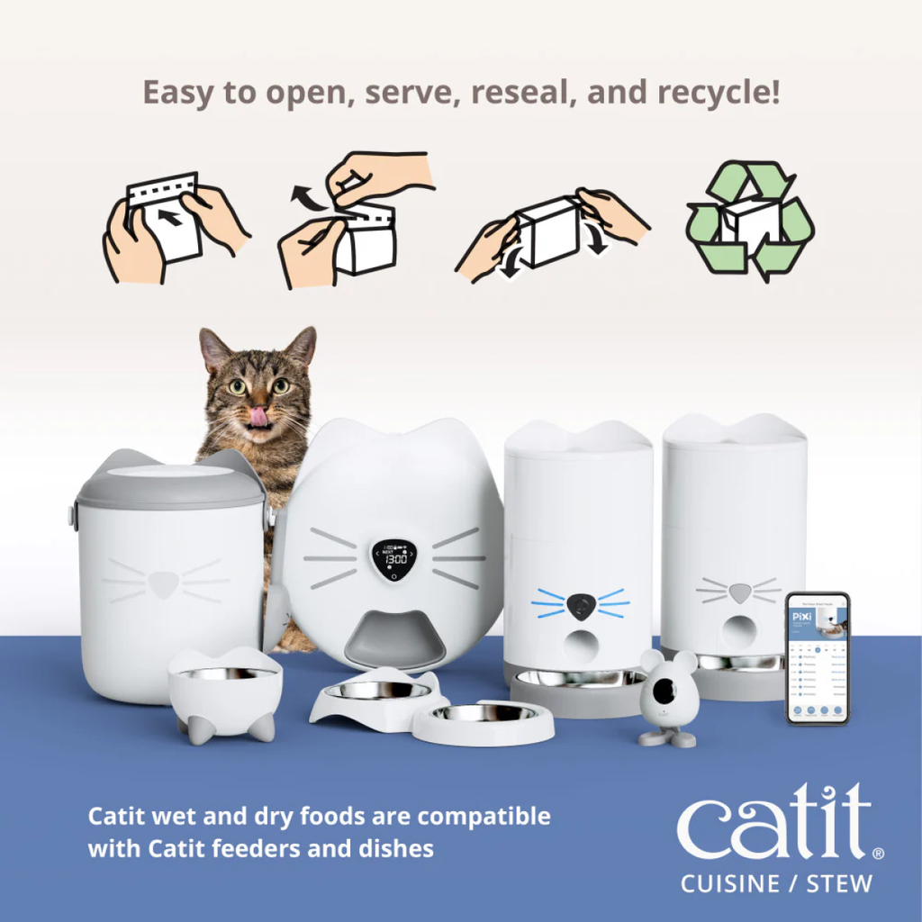 Catit Cuisine Chicken Stew with Tuna, 95g Tetra