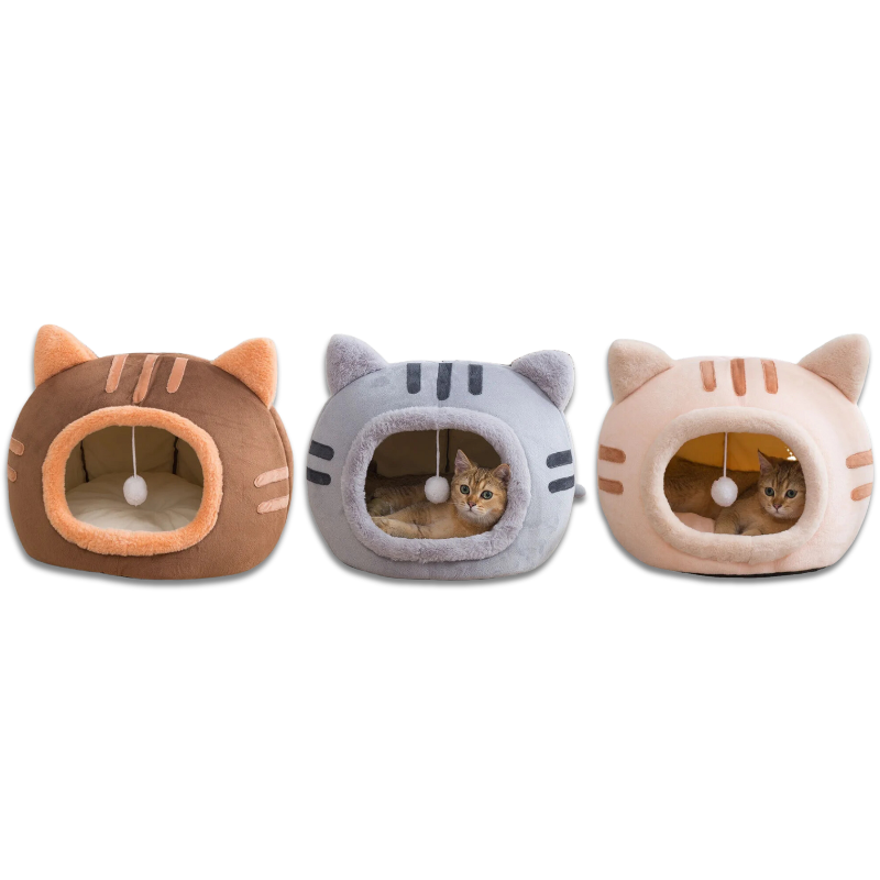  Cat House Beds M 40*40*32Cm (Pink)
