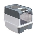 Saas Closed Litter Box Gray 50*31*38
