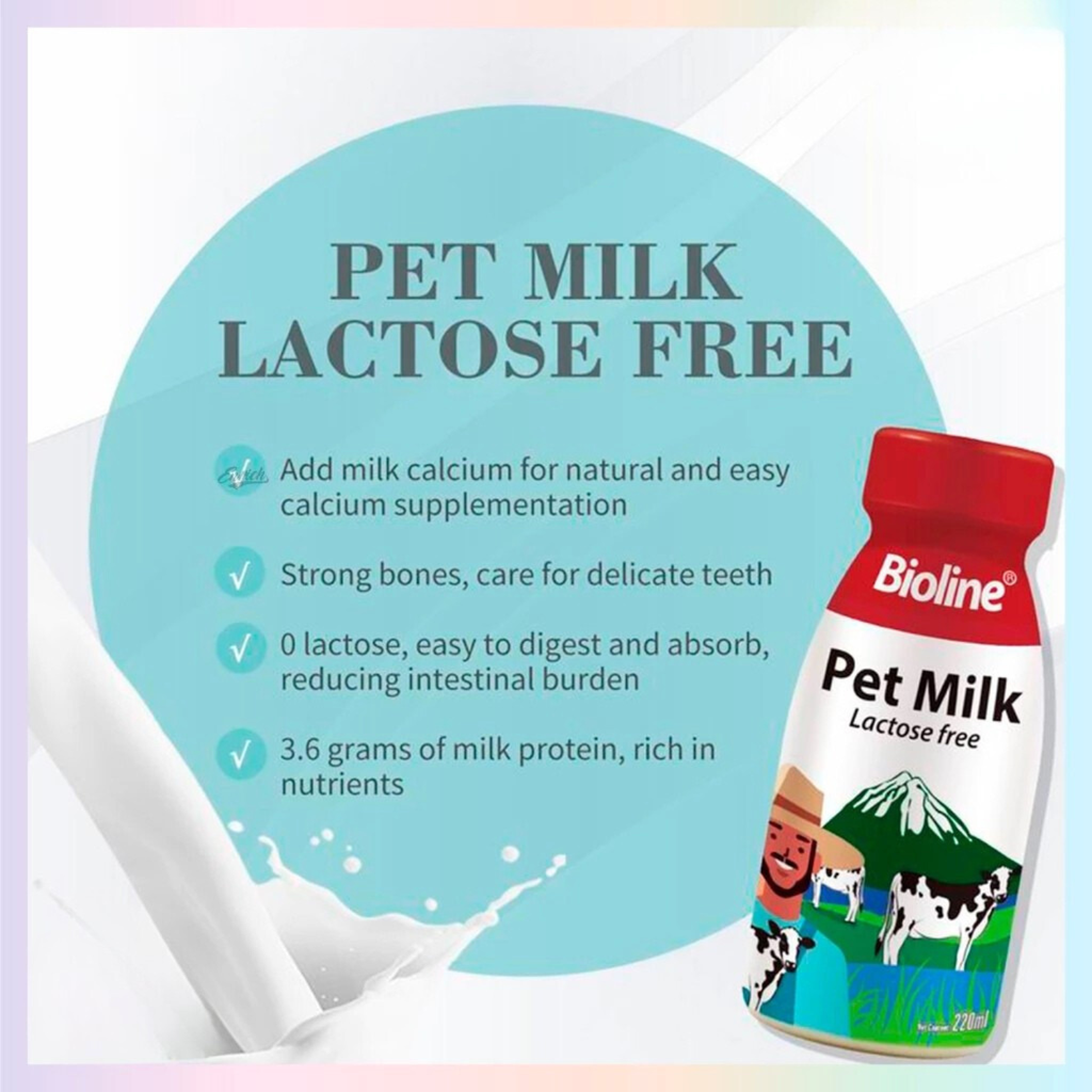 Bioline Pet Milk for Cats and Dogs - 220 ml