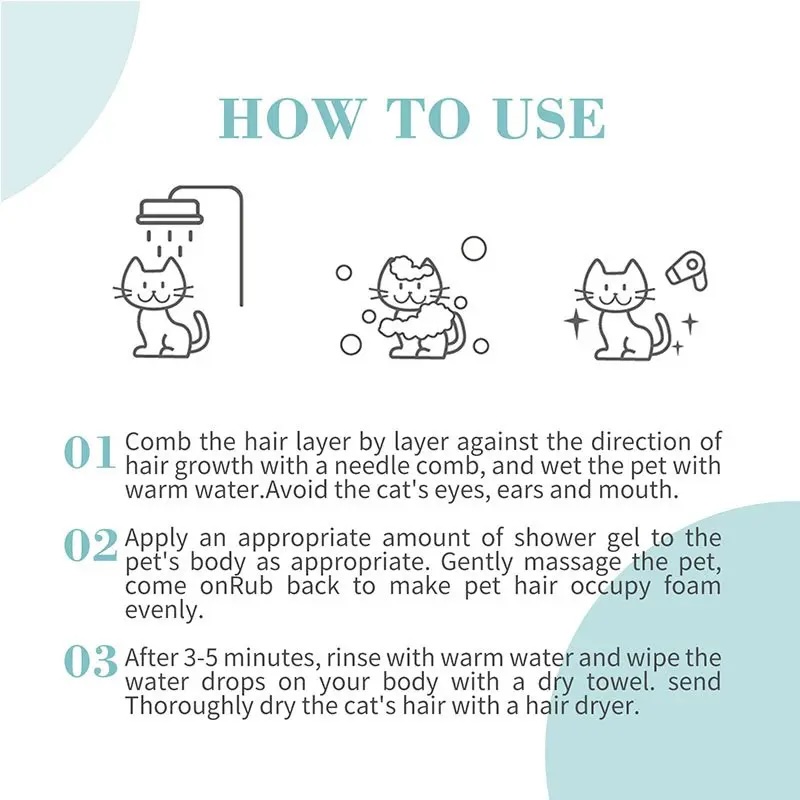 Bioline Deshedding Shampoo For Cat - 200 ml