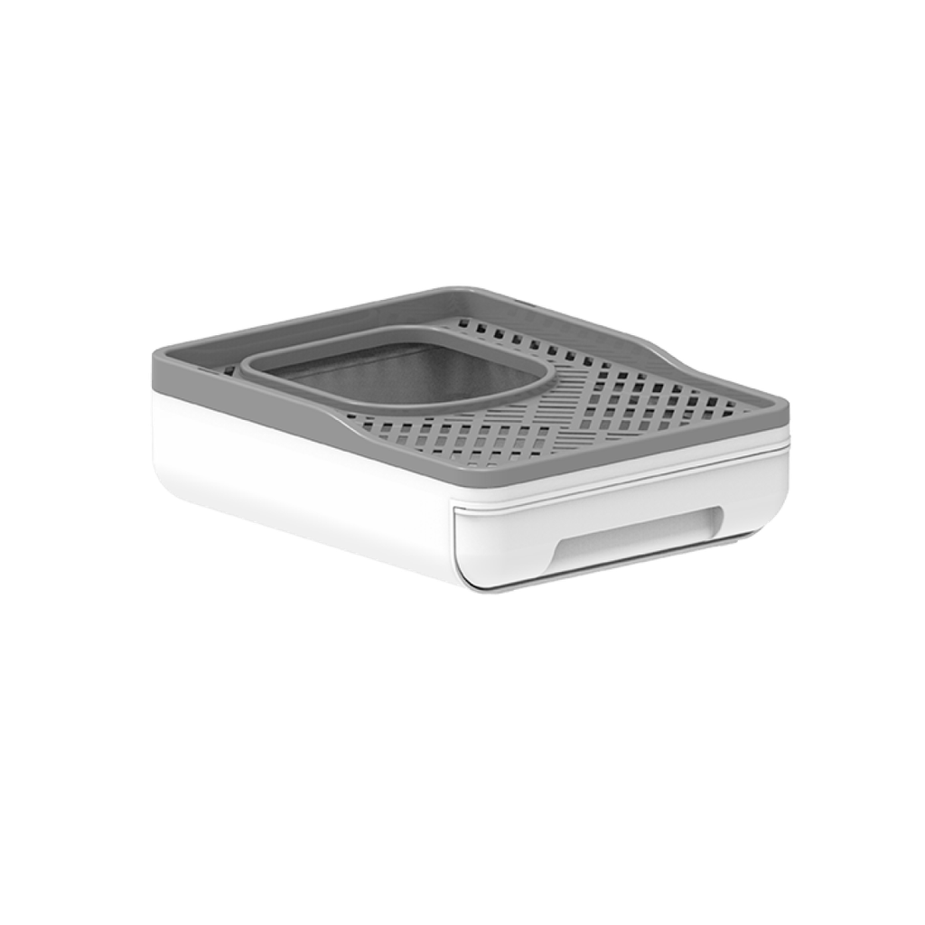 Go Fresh - Foldable Cat Litter Box - Grey