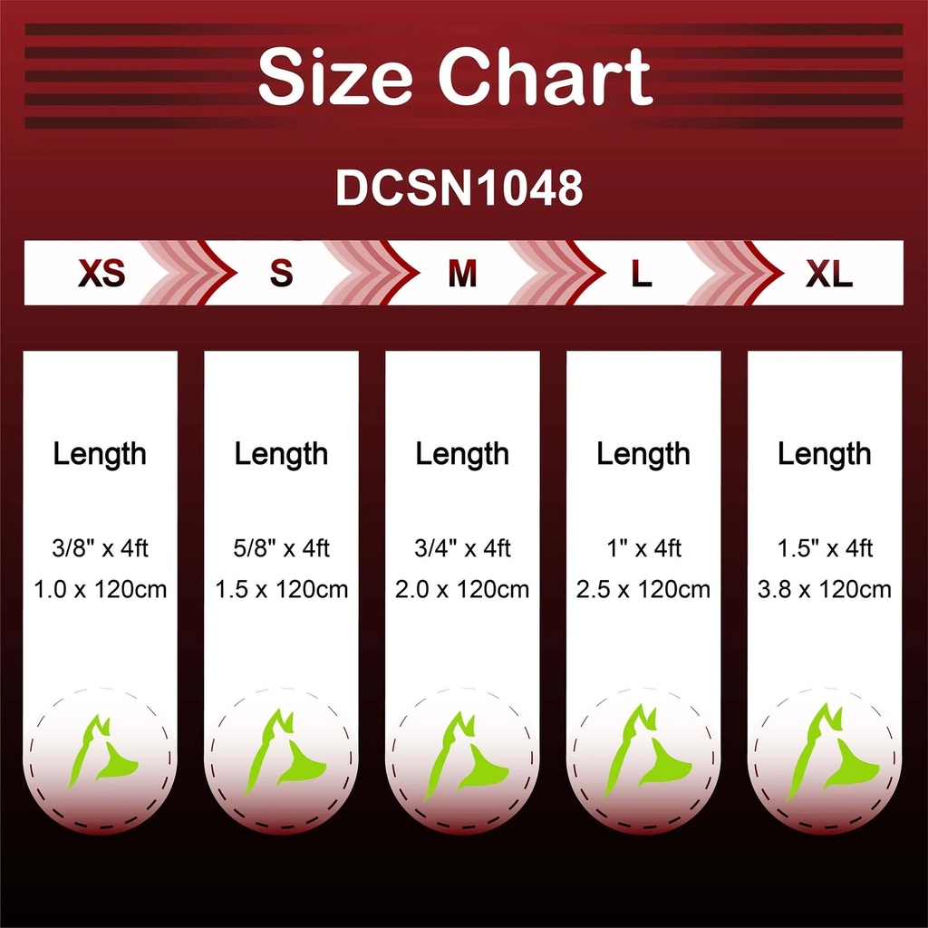 DOCO® Signature Nylon Leash - 4ft-1.5 x 120cm (S)