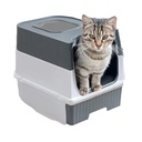 Saas Closed Litter Box Gray 50*31*38