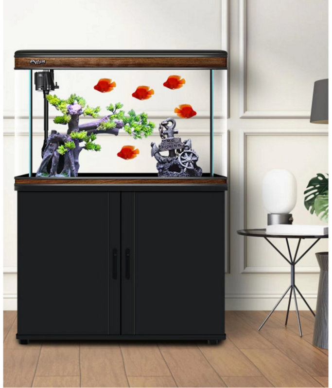 Karis Perfect Aquarium with Cabinet Black 620 x 370 x 500 mm