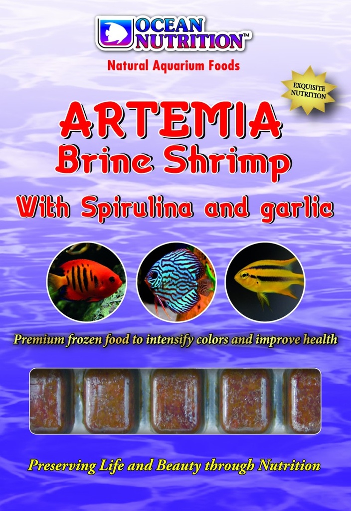 Artemia Brine Shrimp with Spirulina and Garlic 100 g