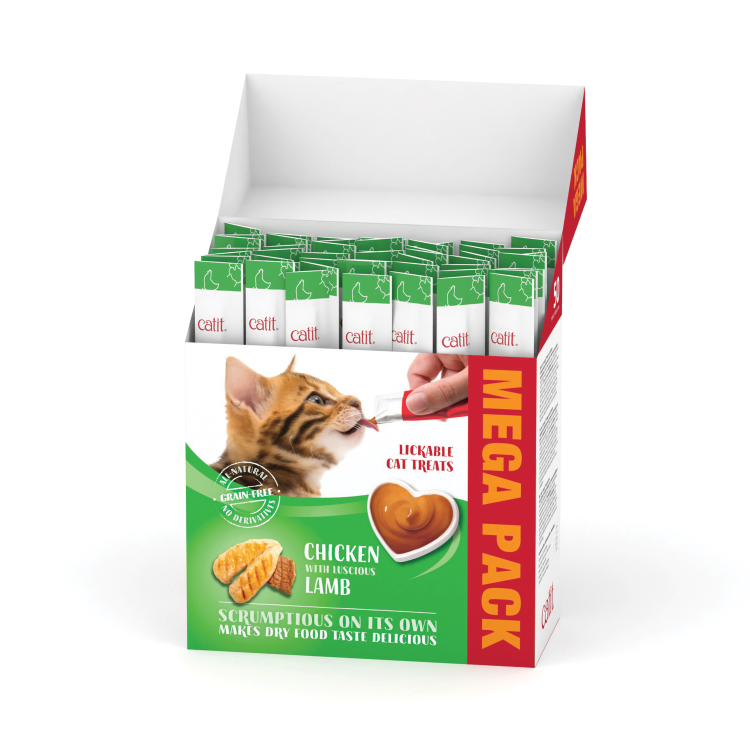 Catit Creamy Treats Tube Chicken with Lamb