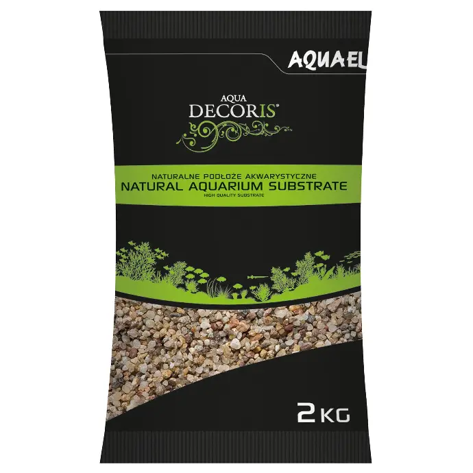 Aquael Natural Multicoloured Gravel 1.4-2 mm