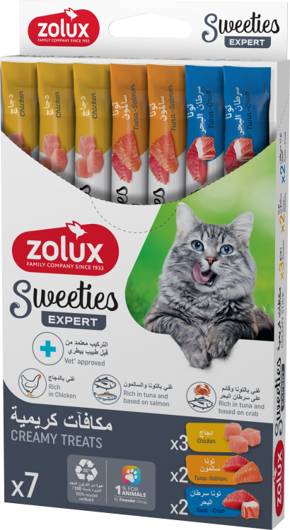 Sweeties Creamy Stick for Cats, 7 pcs/box