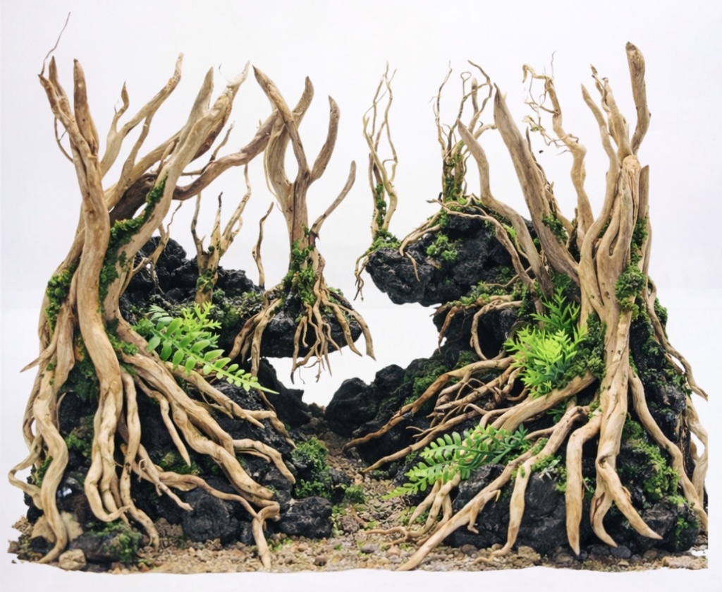 Wild Roots Aquascape (Tank size: 30.18.20)
