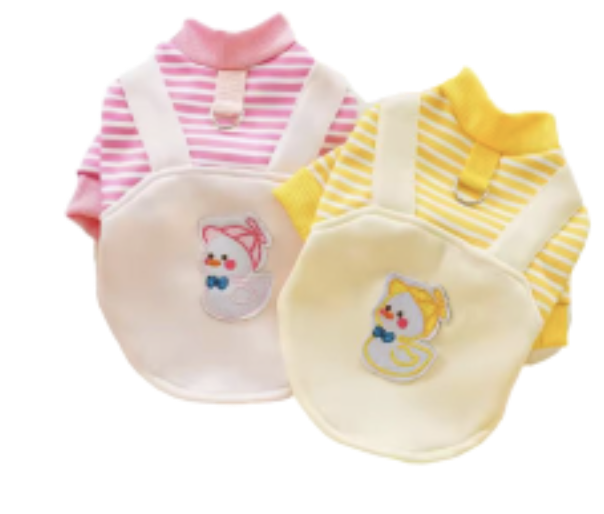 Saas Pet Winter Clothes - Pink & Yellow