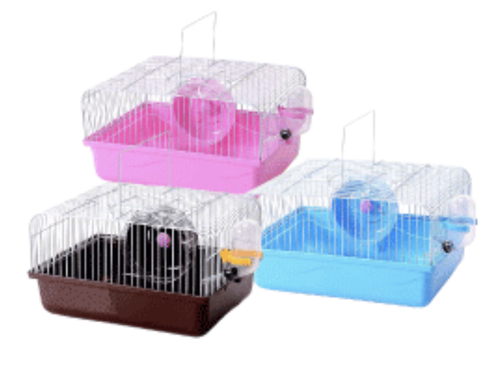 Hamster Cage Size : 23x23x17 CM