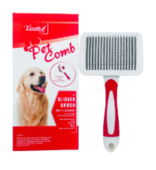 Self Cleaning Slicker Brush Small (Red)