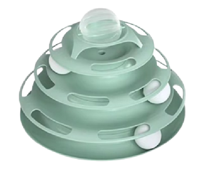 Saas Cat Tower Playing Toy No#2 (Green)