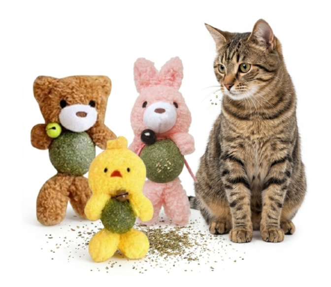 Saas Plush Crisp Bell & Cat Mint Toy 6 x 16 cm