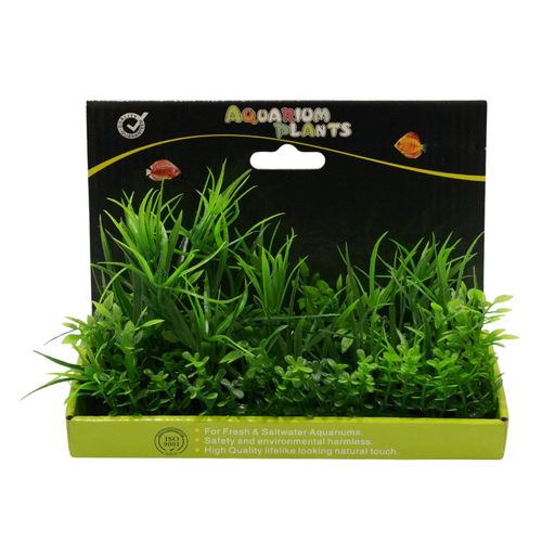 Yusee Aquarium Decorations - Artificial Plant YM-0207 [Height: 15 cm]