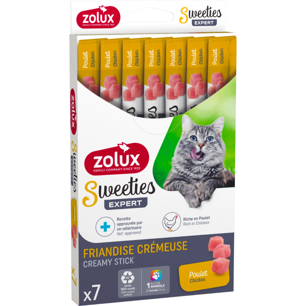 Sweeties Creamy Stick for Cats, 7 pcs/box