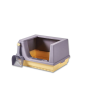Semi Enclosed Cat Litter Box L 41 x 30 x 31 cm