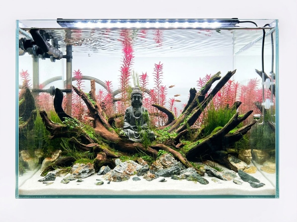 Meditative Aquascape Setup Set (Tank size: 50.33.35)