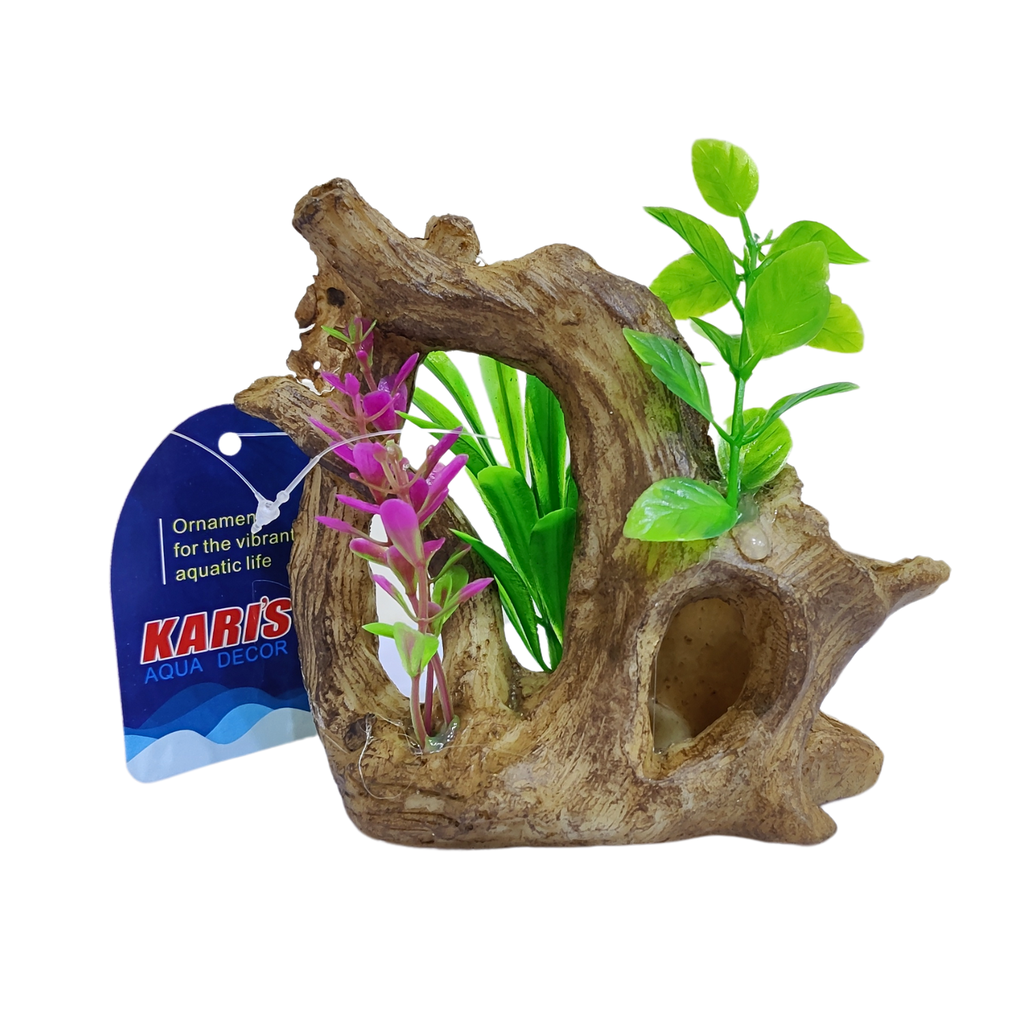 Karis Petal Aqua Decoration 12X6X10 cm