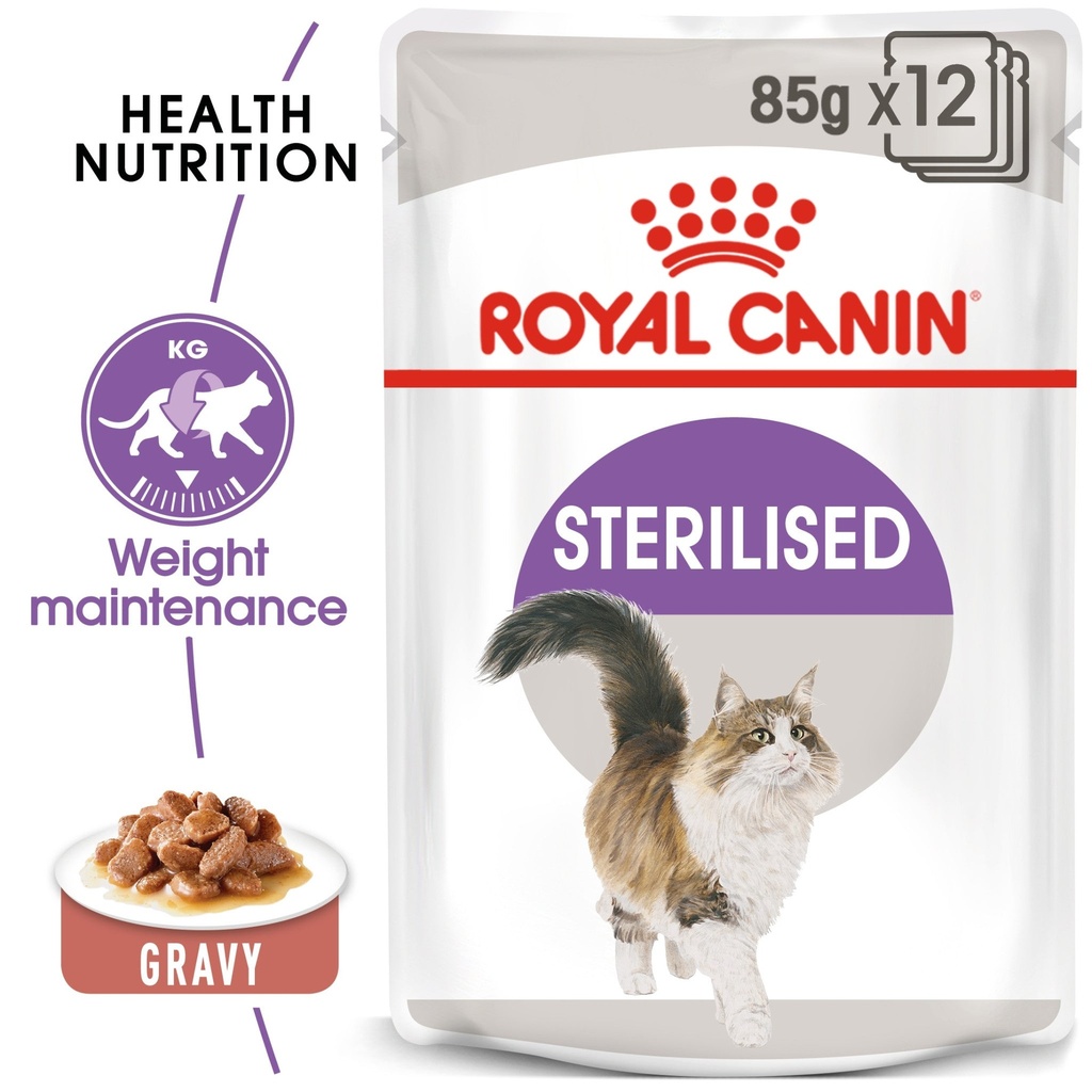 Feline Health Nutrition Kitten Sterilised Gravy (WET FOOD - Pouch)