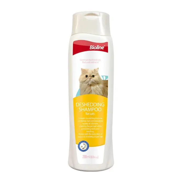 Bioline Deshedding Shampoo For Cat - 200 ml