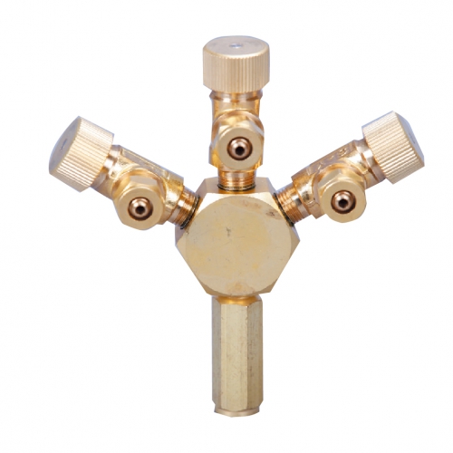 ISTA 3 Way CO2/Air Metal Regulator
