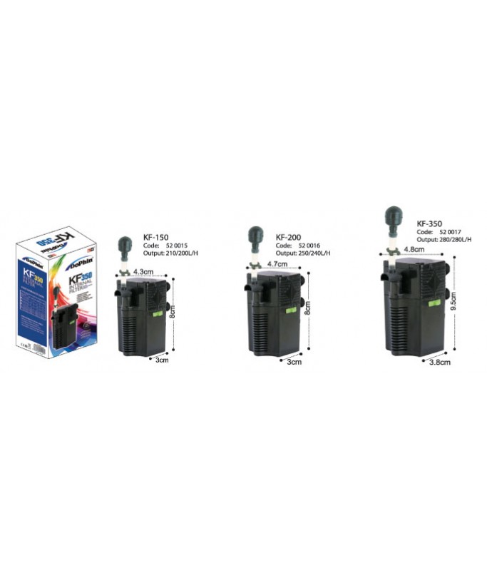KW Zone Dophin Internal Filter KF 150L/h