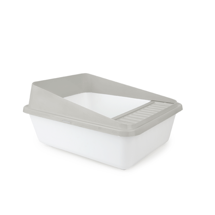 Go Fresh - High Back Cat Litter Box Small - Sand