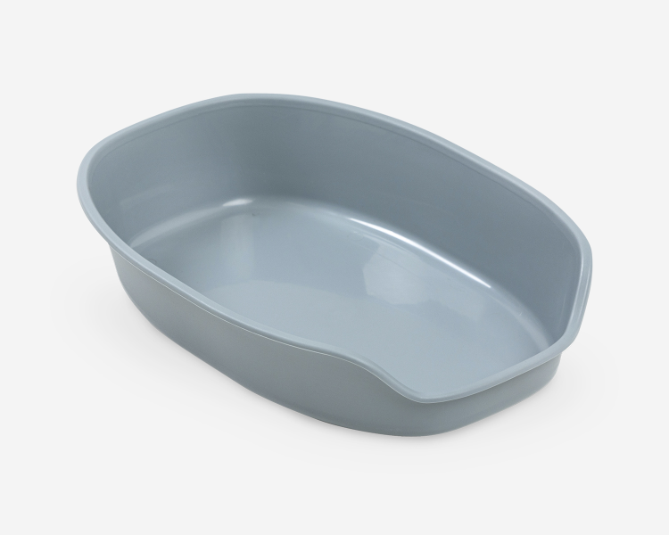Gemini Cat Litter Tray - 28 x 42 x 9 cm/ Light Blue