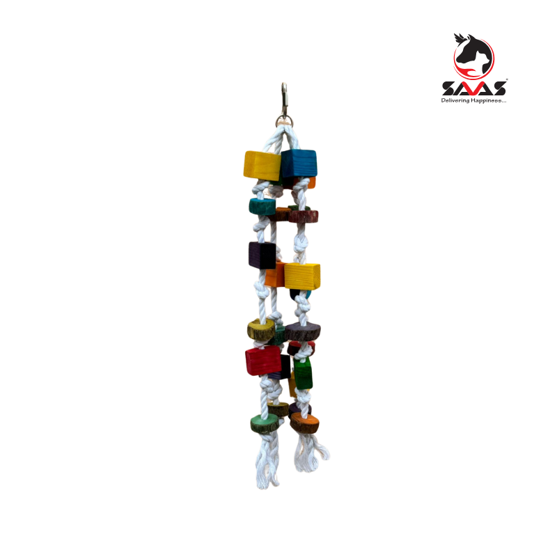 Saas Birds Natural Wooden Toy 45*18cm