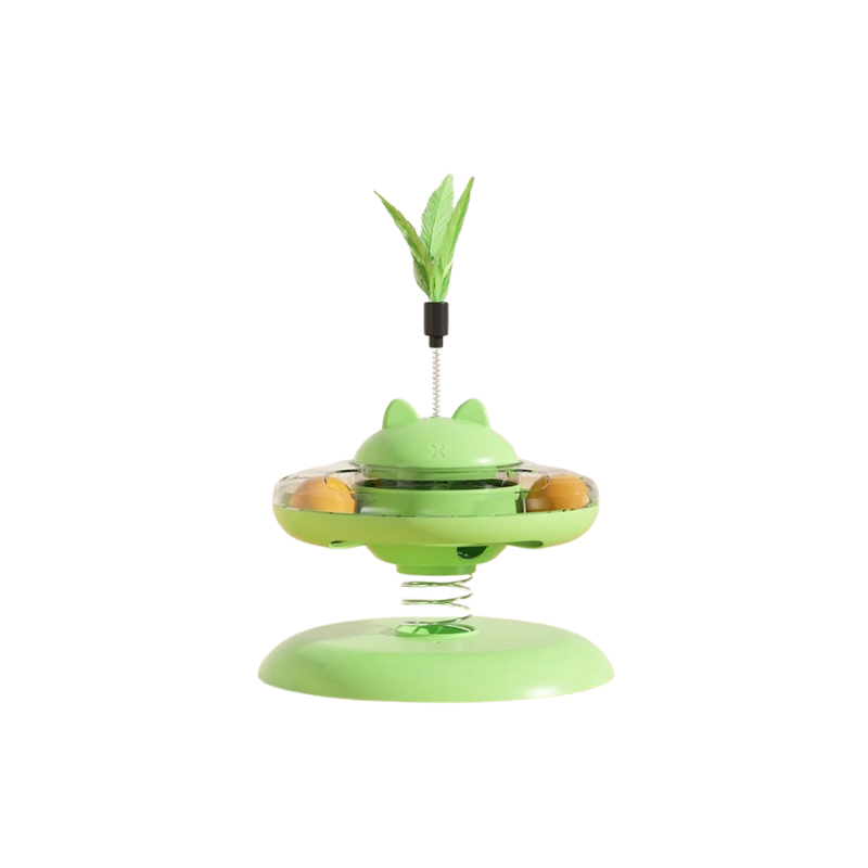 Saas Cat Leaky Toy 21 x 17 Green