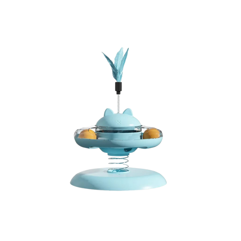 Saas Cat Leaky Toy 21 x 17 Blue