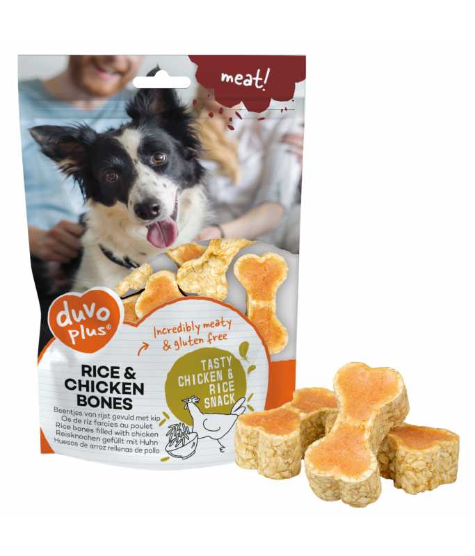 Duvo+ Meat Rice Bones With Chicken - 140 g