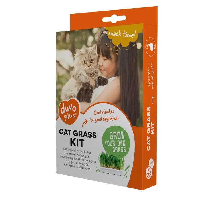 Duvo+ Cat Grass Kit - 70g, 5x13x3cm
