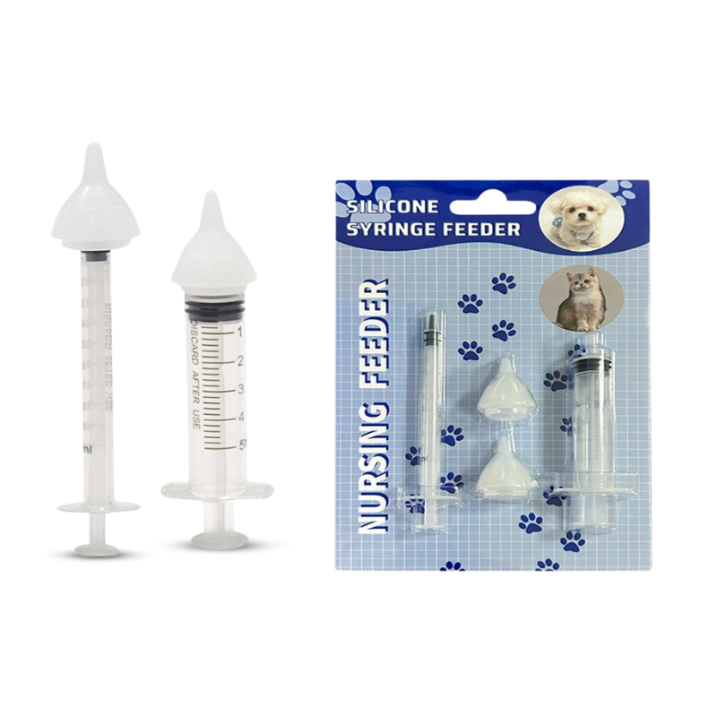 Pet Baby Syringe Feeder Kit 4pcs Kit - 5ml 1ml
