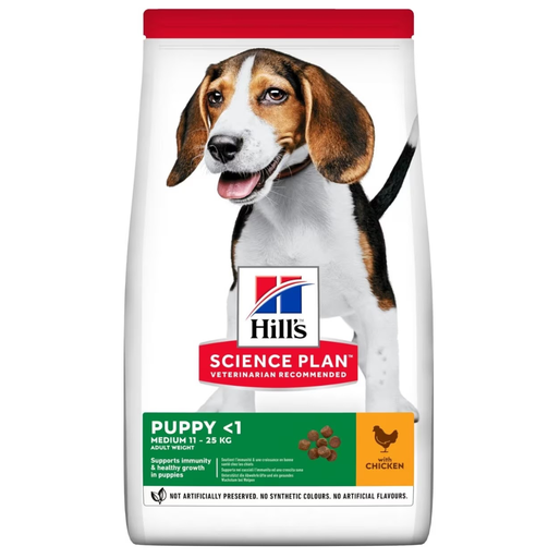 [052742024974] Hill's Science Plan Medium Puppy Food with Chicken Dry - 2.5 kg