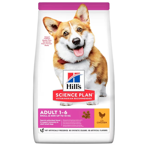 [052742059495] Hill's Science Plan Small & Mini Adult Dog Food with Chicken Dry - 1.5 kg
