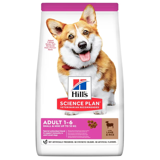 [052742059471] Hill's Science Plan Small & Mini Adult Dog Food with Lamb & Rice Dry - 1.5 kg