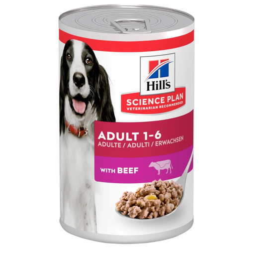 [052742051581] Hill's Science Plan Adult Dog Food with Beef Wet - 370 g