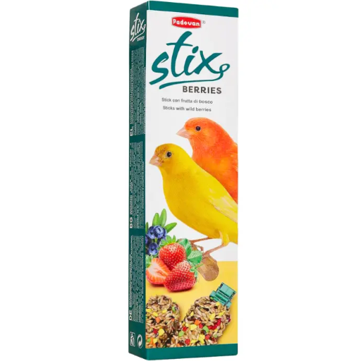 [8001254001999] Padovan Stix Berries Canarini - 60 g