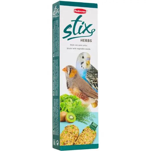 [8001254001418] Padovan Stix Herbs Cocorite (Budgie) - 80 g