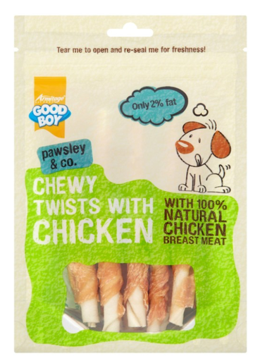 Chewy Chicken Twists